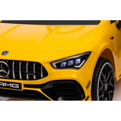 Bil på batteri Mercedes CLA 45s AMG Gul 4x4 | HandlaSmidigt.se