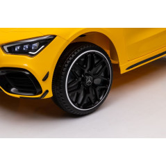Bil på batteri Mercedes CLA 45s AMG Gul 4x4 | HandlaSmidigt.se
