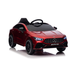 Bil På Batteri Mercedes CLA 45s AMG Röd Lackad Fyrhjulsdrift | HandlaSmidigt.se