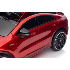 Bil På Batteri Mercedes CLA 45s AMG Röd Lackad Fyrhjulsdrift | HandlaSmidigt.se