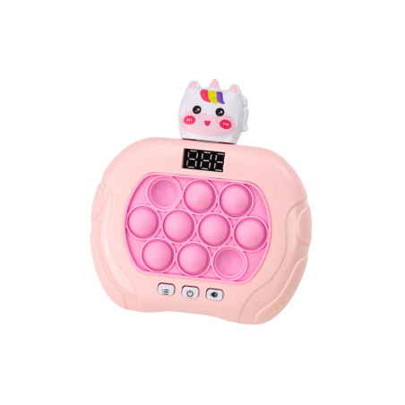 Spelet Pop-It Wac A Mole Unicorn Lights Sounds Pink Sensory.
