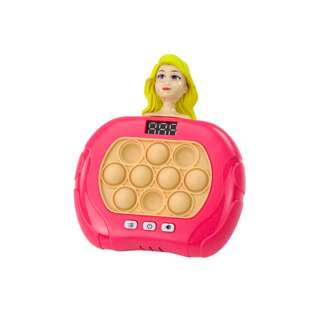 Spelet Pop-It Wac A Mole Light Up Doll Ljusljud Rosa Sensorisk