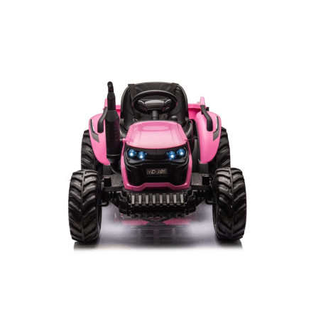 Traktor På Batteri HC-306 Rosa 24V