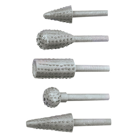 Profilfräsar, set om 5 st.