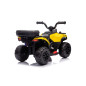 Quad per batteri GTS1155 Gul översätts till Fyrhjuling med batteri GTS1155 Gul på svenska.