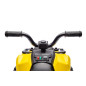Quad per batteri GTS1155 Gul översätts till Fyrhjuling med batteri GTS1155 Gul på svenska.