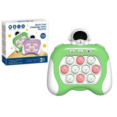 Sensorisk rymd Pop It-spel med ljus och ljud på batterier, grön. | HandlaSmidigt.se