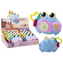 Krabbmaskin Rassel Projektor Batteridriven Ljud Blå