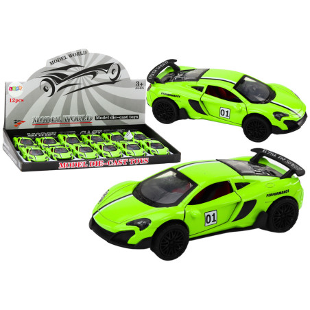 Bil Sportbil 132 Fyrhjulsdrift Metall Grön