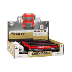 Lastbil med cisternsläp TIR 124 Lastbilar Ljus Ljud