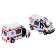 Ambulans Ambulans 132 Öppna Dörrar Ljus Ljud Drift Vit
