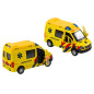 Ambulans Ambulans 132 Öppna Dörrar Ljus Ljud Drift Gul