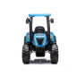 Traktor med batteri A011 24V Blå