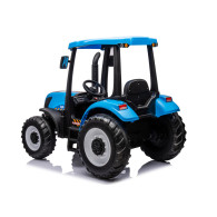 Traktor med batteri A011 24V Blå