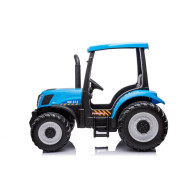 Traktor med batteri A011 24V Blå