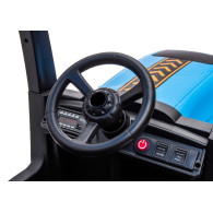 Traktor med batteri A011 24V Blå