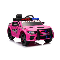 Auto Na Akumulator Dodge Charger Policyjny Różowy