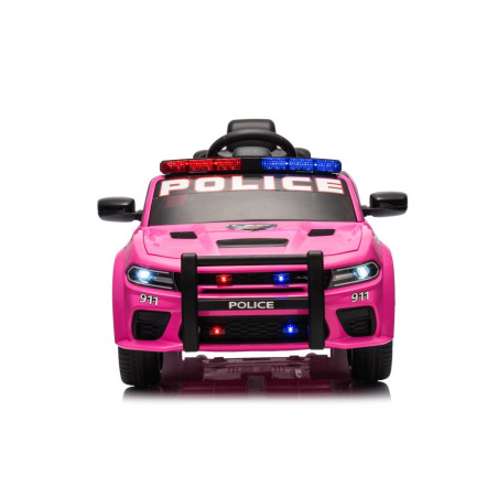 Bil på batteri Dodge Charger Polis Rosa