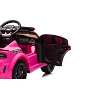 Auto Na Akumulator Dodge Charger Policyjny Różowy