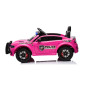 Bil på batteri Dodge Charger Polis Rosa