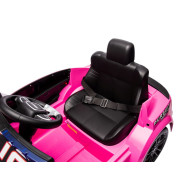 Bil på batteri Dodge Charger Polis Rosa