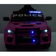 Auto Na Akumulator Dodge Charger Policyjny Różowy