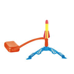 Raketkastare Skumraketer Pump 3 Stycken Gul