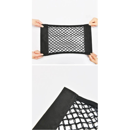 Nät för bagageutrymmet i bilen Organisatör Väska för skruvar Stark ficka 20 x 26 cm