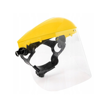 SKYDDSMASK MED PVC-SKYDD FÖR SLIPNING