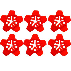 Kors, stjärnor, distansbrickor för plattor 100 stycken