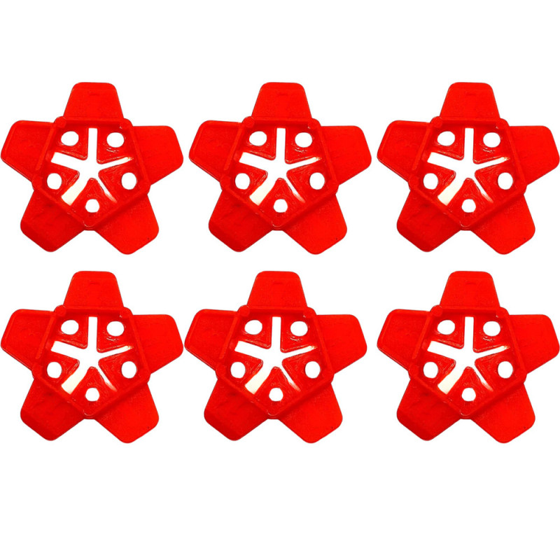 Kors, stjärnor, distansbrickor för plattor 100 stycken