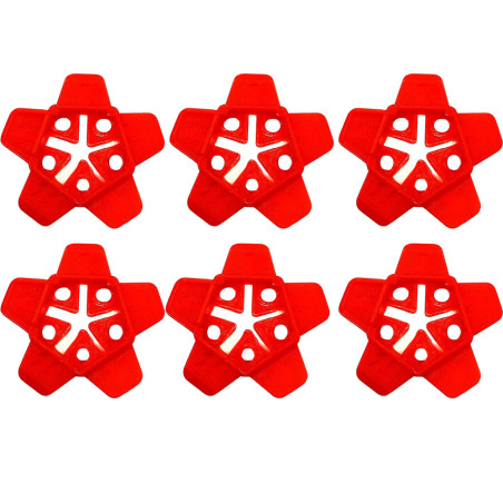 Kors, stjärnor, distansbrickor för plattor 100 stycken