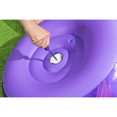 Uppblåsbar stol Kosmos LED 72 x 72 x 64 Bestway 75122 Lila