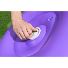 Uppblåsbar stol Kosmos LED 72 x 72 x 64 Bestway 75122 Lila