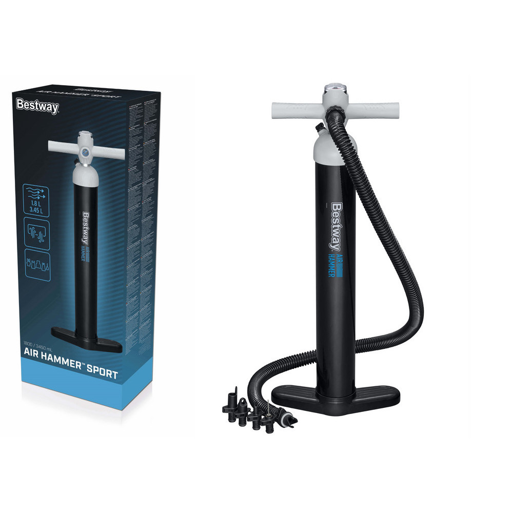 Högtryckshandpump med manometer Bestway 62227 Högtryckshandpump med manometer Bestway 62227
