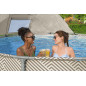 Pool med ram och baldakin tak 396 x 107 cm Bestway 561FY
