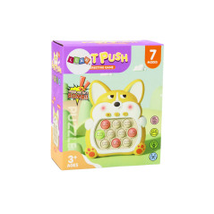 Arkadspelkonsol Pop-It Räv 7 SpelLägen Gul Sensorisk