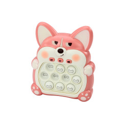 Arkadspelkonsol Pop-It Räv 7 Spelalternativ Rosa Sensorisk