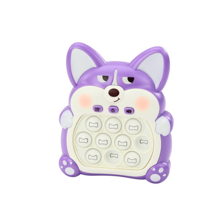 Arkadspelkonsolen Pop-It Fox med 7 spel lägen Lila Sensorisk