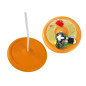 Gunga Rund Tallrik Trädgård för Barn 423 Orange