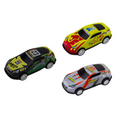 Bilset med bilar i en resväska, 30 stycken.