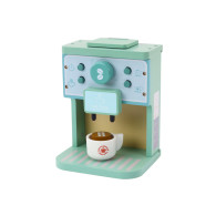 Trä Espresso Kaffe Set Vitvaror Koppar Mjölk