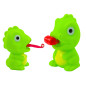Dinosaurie Gummifigur med Utstickande Tunga Grön 8CM
