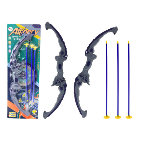 Båg Skjutning Lila Pilar Med Sugproppar 3 Stycken