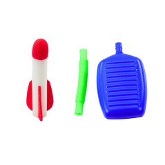 Raketkanon Skumraketer Pumpset Blå Trädgård