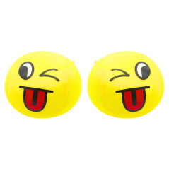 Mjuk Boll Boll Mun Emoji Gul 9cm | HandlaSmidigt.se