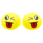 Mjuk Boll Boll Mun Emoji Gul 9cm