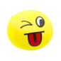 Mjuk Boll Boll Mun Emoji Gul 9cm