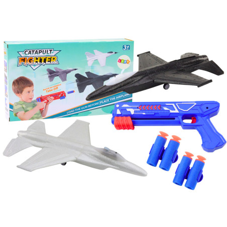 Pilbåge 2-i-1 Flygplansavfyrare Blå