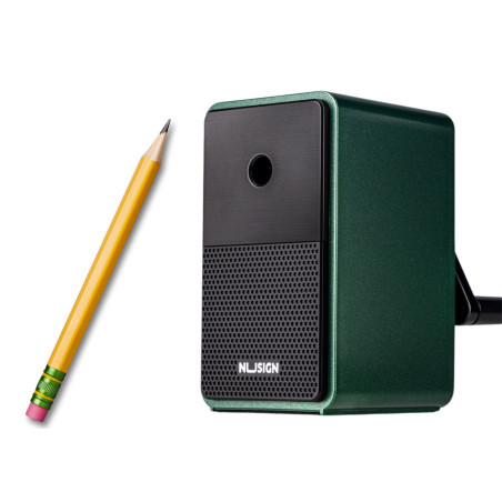 Skärbräda med behållare och bladjustering Grön